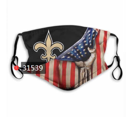 NFL 2020 New Orleans Saints #47 Dust mask with filter->tennessee titans->NFL Jersey
